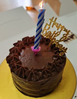 Vegan Chocolate Bento Cake $38 ~ 5/9/22 at Locaba in Central Singapore