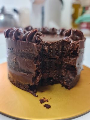 Vegan Chocolate Bento Cake $38 ~ 5/9/22 at Locaba in Central Singapore