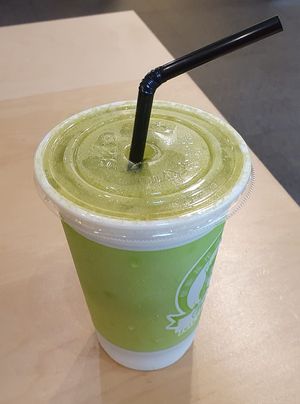 Apple Wheat Juice. Photo by Sam Lama at Tracy Juice Culture - Tanjong Pagar in Central Singapore