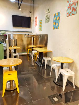 Dining area at Tracy Juice Culture - Tanjong Pagar in Central Singapore