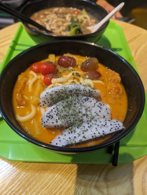 Fruit juice curry udon at Tracy Juice Culture - Tanjong Pagar in Central Singapore