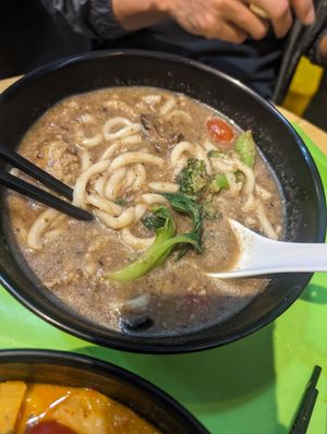 Tracy's mushroom udon at Tracy Juice Culture - Tanjong Pagar in Central Singapore