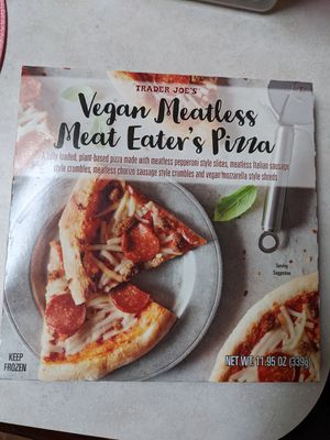 Vegan frozen pizza $6 at Trader Joe's in Reno