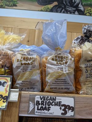 Vegan brioche bread at Trader Joe's in Reno