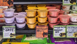 Nondairy overnight oats at Trader Joe's in Reno