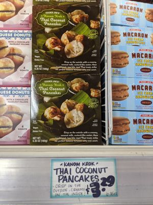 New frozen kanom krok thai food at Trader Joe's in Reno