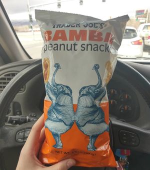 All sorts of vegan snack foods at Trader Joe's in Reno