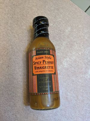 Peanut sauce in the produce section at Trader Joe's in Reno