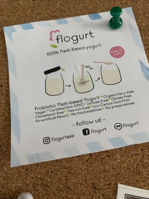 Leaflet  at Flogurt in Bangkok