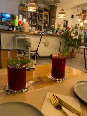 Mocktails at Organic Jungle in Gran Canaria