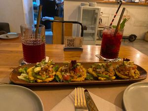 Jamaican mocktail at Organic Jungle in Gran Canaria