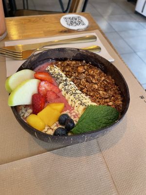 Smoothie bowl  at Organic Jungle in Gran Canaria