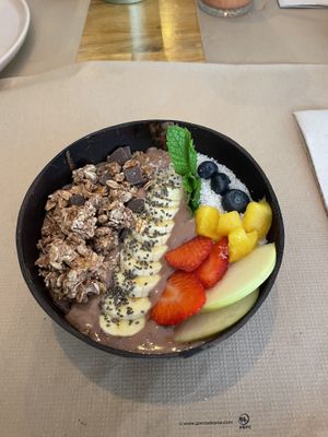 Chocobowl  at Organic Jungle in Gran Canaria
