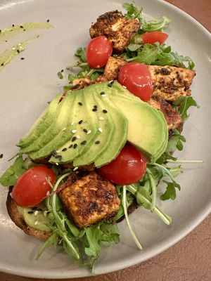 Tosta Tofu  at Organic Jungle in Gran Canaria