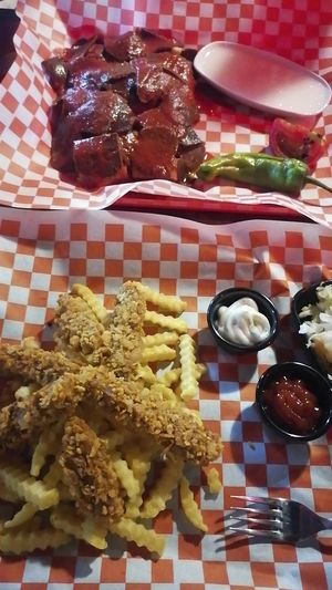 Iskender and junk fingers at Junk Vegan in Ankara