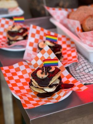 banana pancake /
open buffet breakfast / Sunday 11:30-16:00 at Junk Vegan in Ankara