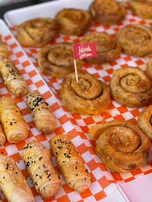 Turkish borek /
open buffet breakfast / Sunday 11:30-16:00 at Junk Vegan in Ankara