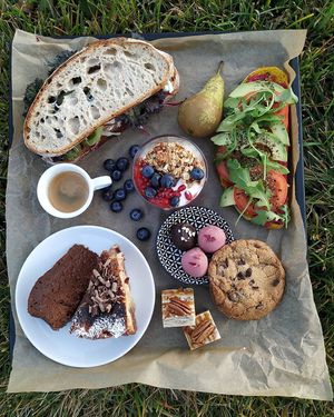 Cakes, sandwiches, yogurt and sweet delicacies at Orðakaffi in Akureyri