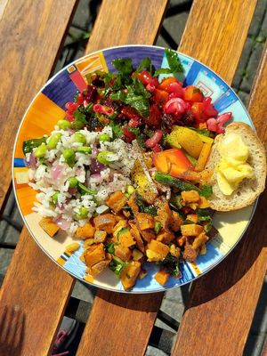 Amazing vegan / vegetarian restaurant in Ayurkeri, Iceland at Orðakaffi in Akureyri