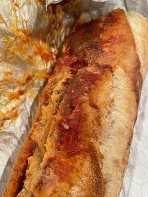 Meatball sub (delivery)  at Monster Vegan in Philadelphia