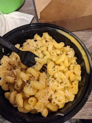 Mac and cheese at Monster Vegan in Philadelphia