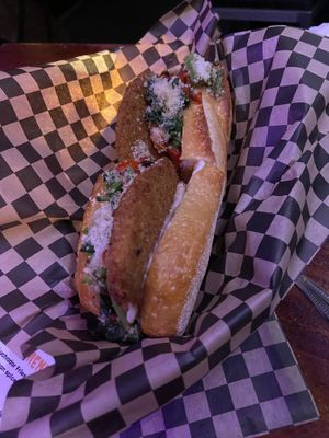 Chicken Cutlet Sandwich at Monster Vegan in Philadelphia