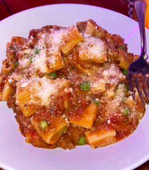 Spicy rigatoni   at Monster Vegan in Philadelphia