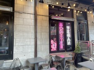 From the front  at Monster Vegan in Philadelphia