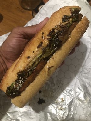 General Tso’s Hogie  at Monster Vegan in Philadelphia