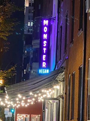 Exterior at Monster Vegan in Philadelphia