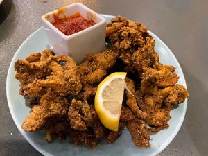 Calamari  at Monster Vegan in Philadelphia