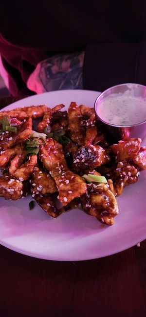 Wings at Monster Vegan in Philadelphia