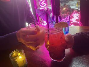 Nice selection of mocktails!   at Monster Vegan in Philadelphia