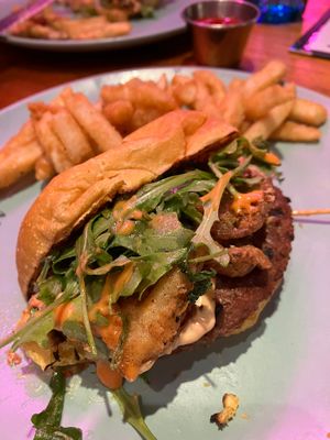 Cthulhu Burguer at Monster Vegan in Philadelphia