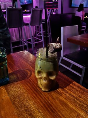 Fancy drink   at Monster Vegan in Philadelphia