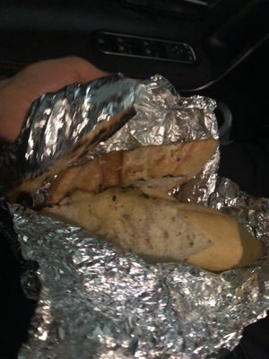 Garlic bread   at Monster Vegan in Philadelphia