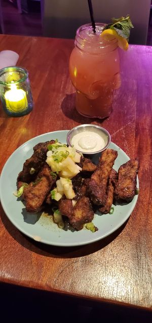 TIKI WINGS #Veganuary at Monster Vegan in Philadelphia