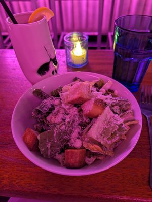 Ceaser salad at Monster Vegan in Philadelphia