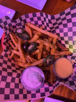 Exorcist fries   at Monster Vegan in Philadelphia