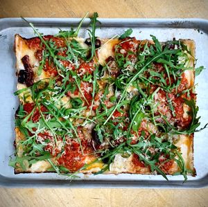 Rita at Four Side Vegan Pizza in Manchester