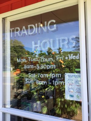 Hours at Prinke Eco Store in Norfolk Island