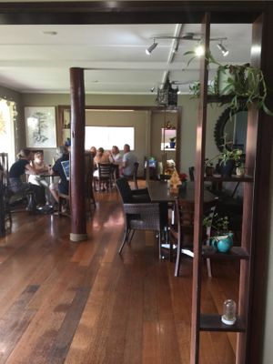Interior at The Olive Cafe in Norfolk Island