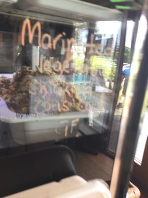 Daily salad at The Olive Cafe in Norfolk Island