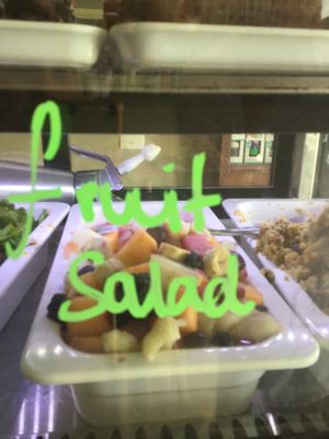 Daily salad at The Olive Cafe in Norfolk Island