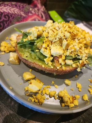 Scrambled tofu at KOPIKU in Oconnor