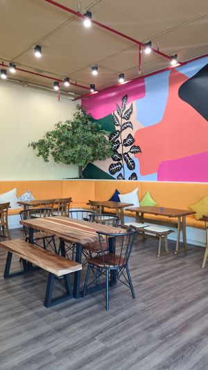 Space at Carrots The Vegan Kitchen in Bangkok