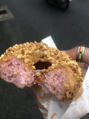 Peanut butter donut  at Carrots The Vegan Kitchen in Bangkok