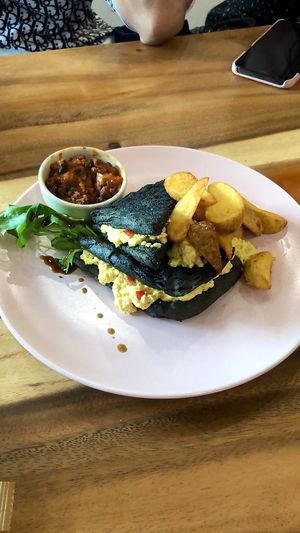 Egg mayo sandwiches at Carrots The Vegan Kitchen in Bangkok