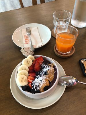 Breakfast of champions! at Carrots The Vegan Kitchen in Bangkok