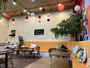 Vibe & seating  at Carrots The Vegan Kitchen in Bangkok